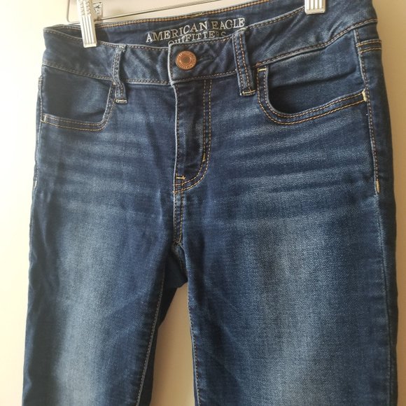 American Eagle Super Stretch Crop Jeggings Jeans - Picture 2 of 9